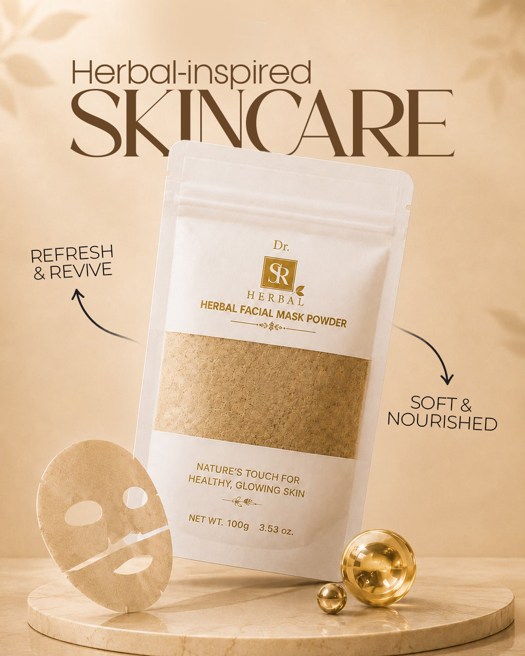 DR SR Herbal Facial Mask Powder – 100g